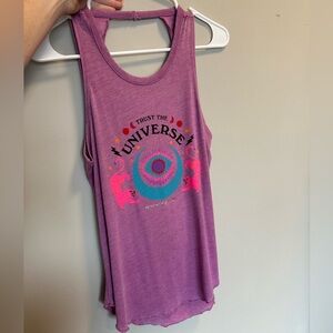Spiritual Gangster open back tank top